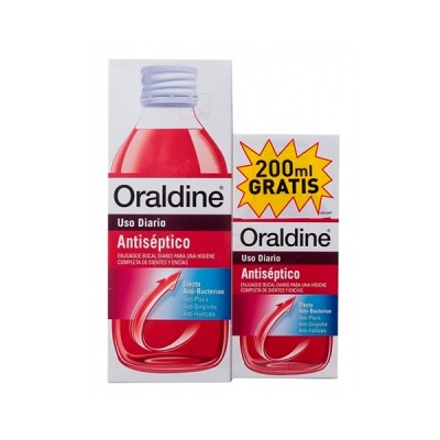 ORALDINE COLUTORIO ANTISEPTICO PACK 400 ML  200 ML