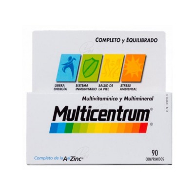 MULTICENTRUM VITAMINAS Y MINERALES 90 COMP