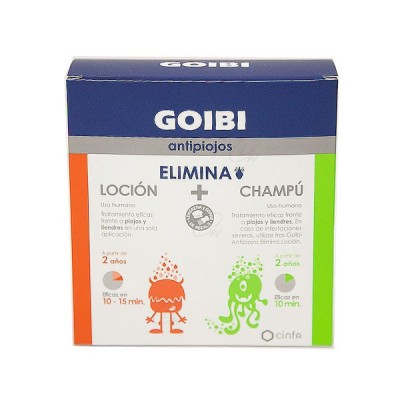 GOIBI ANTIPIOJOS ELIMINA CHAMPU  LOCION USO HUM