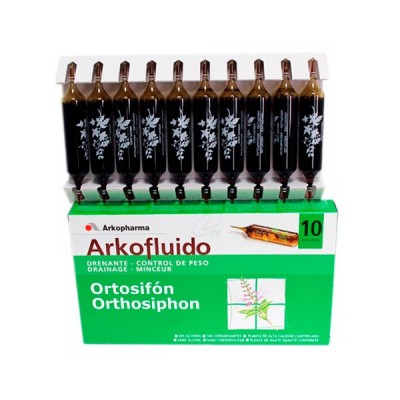 ORTOSIFON ARKOFLUIDO AMPOLLA BEBIBLE 15 ML 10 AMP
