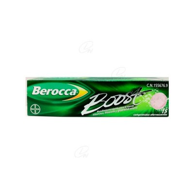 BEROCCA BOOST COMP EFERVESC 15 COMP