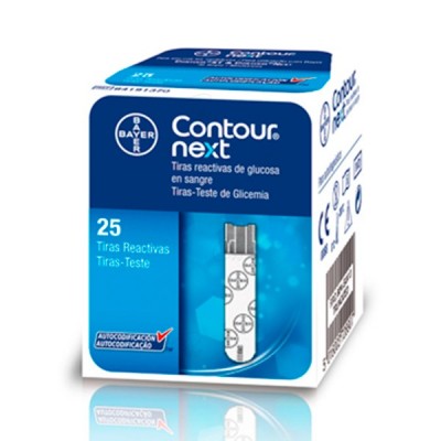 TIRAS REACTIVAS GLUCEMIA 25 U