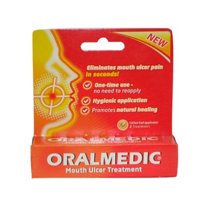 BASTONCILLO ORALMEDIC AFTAS BUCALES 2 U