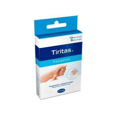 TIRITAS APOSITO ADHESIVO TRANSPARENTE 2 TAMAÑOS...