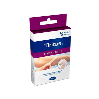 TIRITAS PLASTIC ELASTIC SURTIDO 20 U 19 X72 12U...