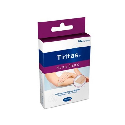 TIRITAS PLASTIC ELASTIC 10 X 6 CM 10 U