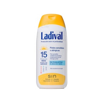 LADIVAL PIEL SENSIBLE O ALERGICA FPS 15 200 ML