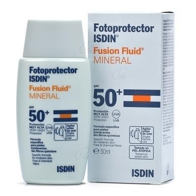 FOTOPROTECTOR ISDIN SPF50 FUSION FLUID MINERAL...